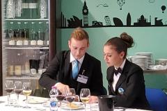 Erica Granatieri conquista il terzo posto nella specialità Wine Service all'AEHT 2022