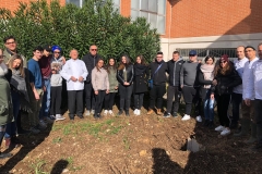 Piantumazione albero di magnolia donato all'Istituto dall'Associazione Cuochi di Capitanata Gargano