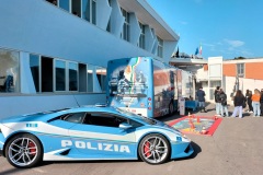 Al Mattei la Lamborghini della Polizia Stradale - 6 aprile 2022