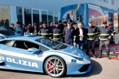 Al Mattei la Lamborghini della Polizia Stradale - 6 aprile 2022